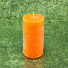 Narancs illatú gyertya * henger - rusztikus
