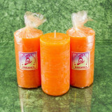 Narancs illatú gyertya * henger - rusztikus
