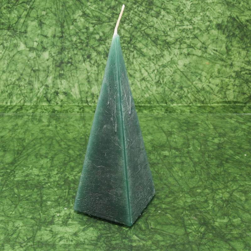 Fenyő illatú gyertya * piramis - rusztikus 15 cm
