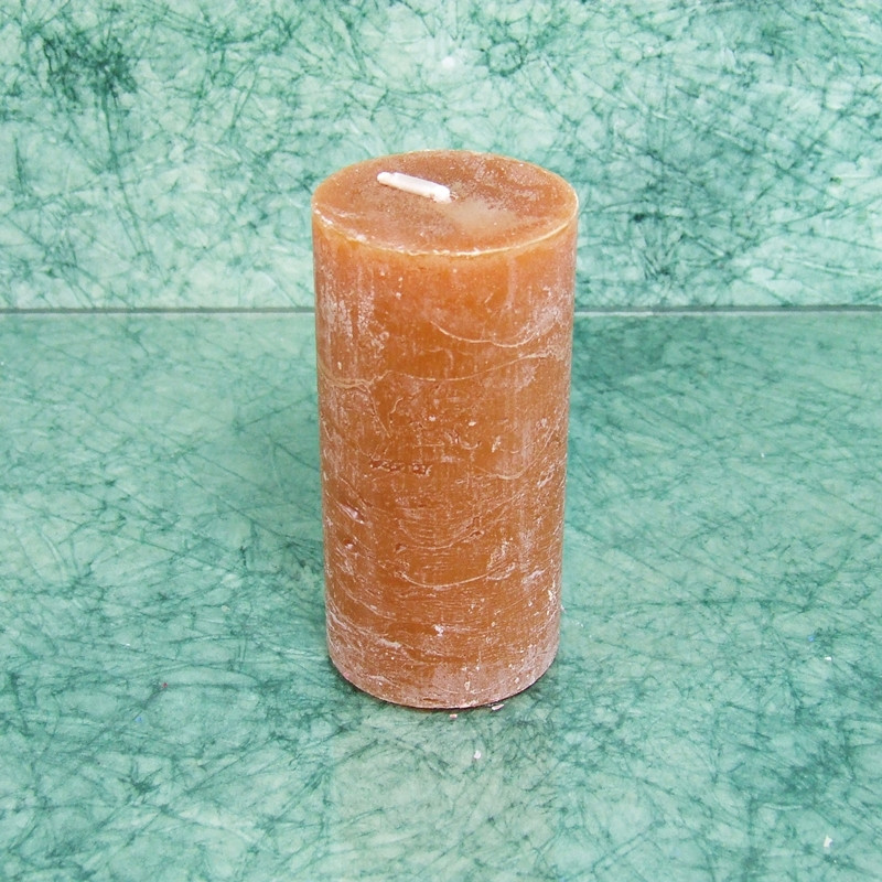 Fahéj illatú gyertya * henger - rusztikus 10 cm