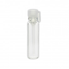 Üvegfiola * 1 ml, műanyag kupakkal