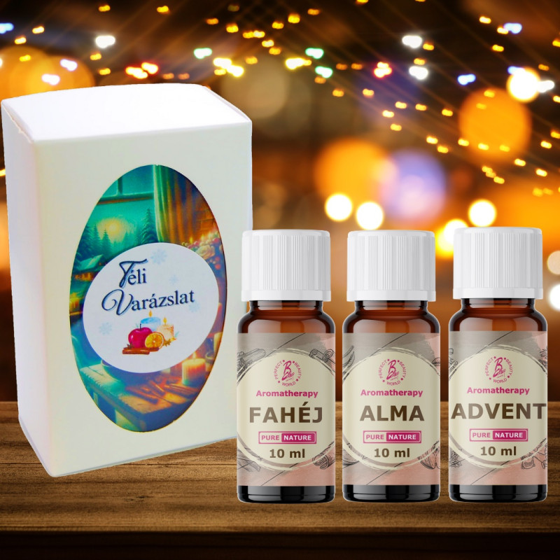 "Téli varázslat" aromaterápiás illóolaj szett 3 x 10 ml