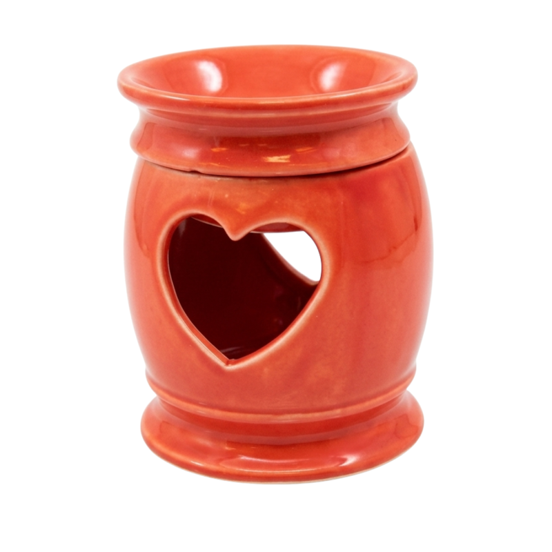 "SZÍV4U" aromalámpa * kerámia - korallpiros