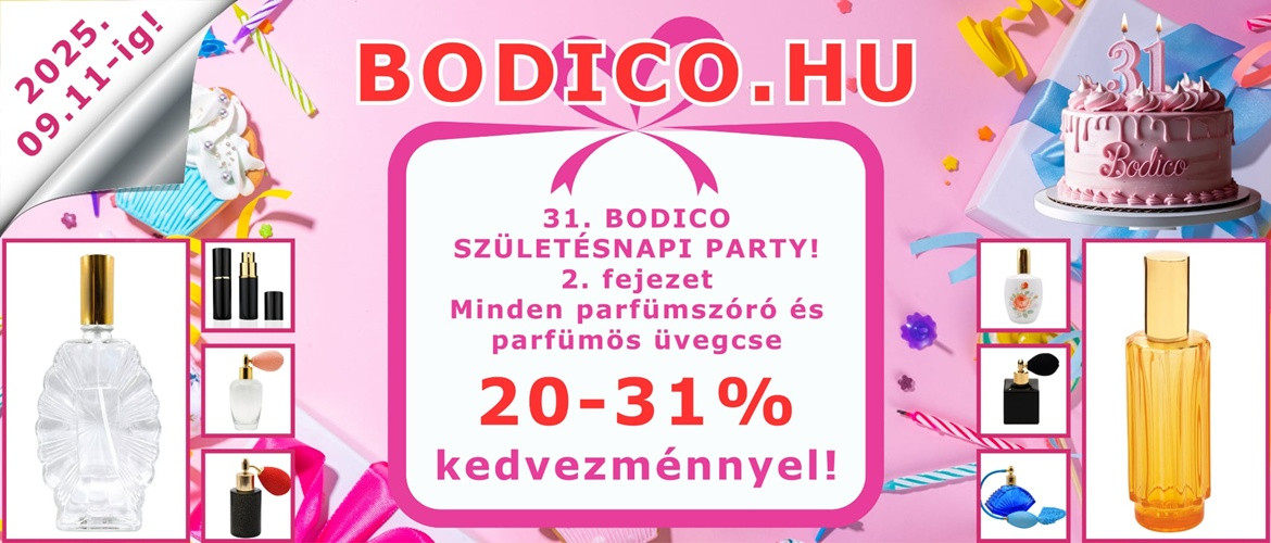 2025.09.05. Parfümszórók egyedülálló választékban csak 7 napig 20-31% kedvezménnyel!