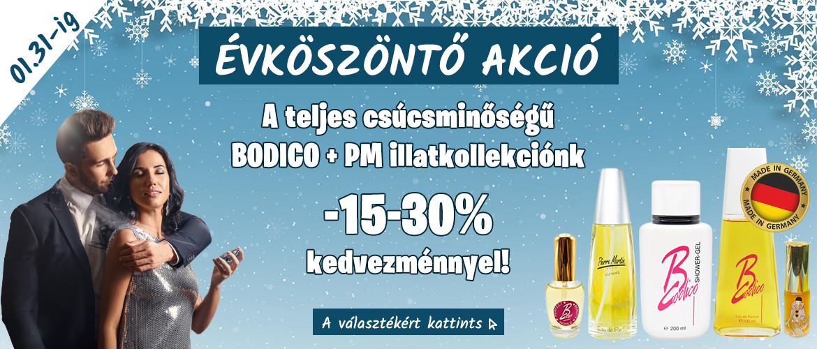 2026.01.16. Varázslatos illatok, exkluzív parfümök, akciós, évköszöntő árakon!