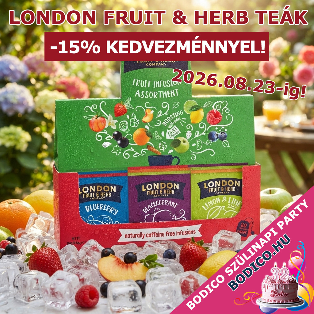 2026.08.17. BODICO Szülinapi Party 2. * Már csak ezen a héten! Egyszerre két kedvenc termékcsalád -15% kedvezménnyel!