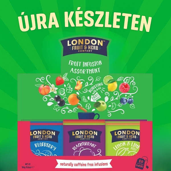2025.10.31. Újra kapható! Óriási hír a LONDON tea kedvelőinek!
