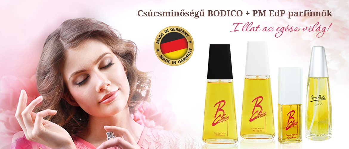 2026.01.21. Ismerd meg csúcsminőségű BODICO + PM parfüm illatkollekciónkat!