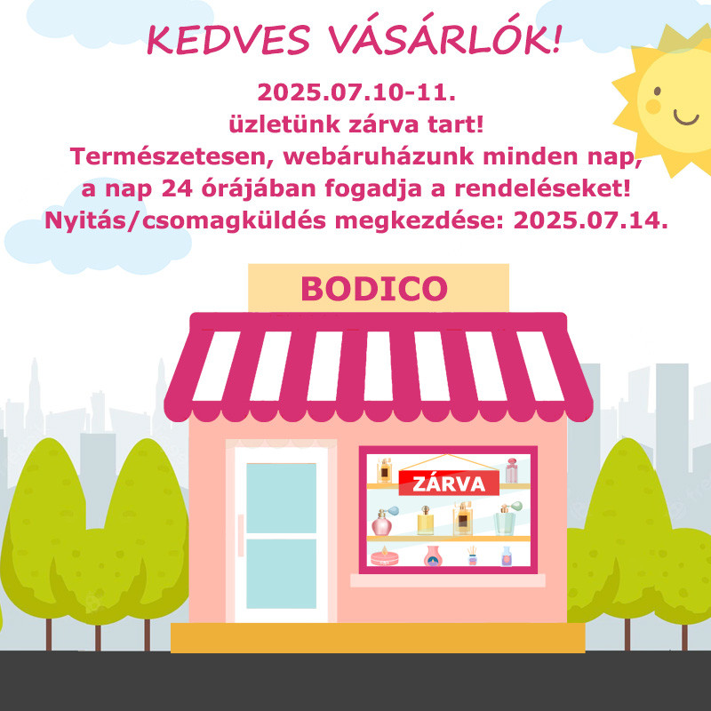 2025.07.09. FONTOS! Változás a nyitvatartásban!